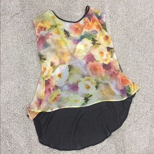 Floral Sheer Top